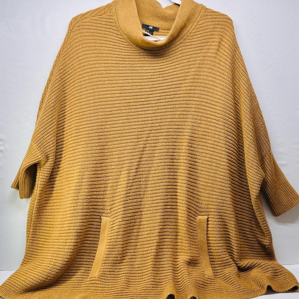H&M Mustard Cowl Neck Sweater‎